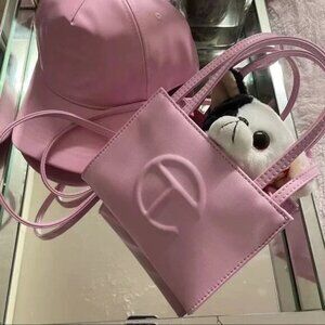 Telfar Small Pink Shopping Bag